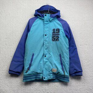 Y2K O'Neil Ski Jacket Hooded Purple Waterproof Hyper dry / FireWall Youth Sz 10